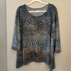 Kim Rogers Curvy women’s 1X top